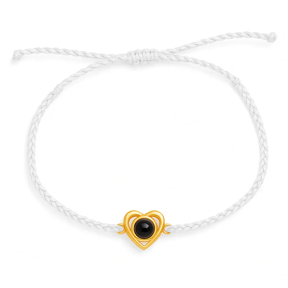 Personalizovaný náramek se srdíčkem a fotografií