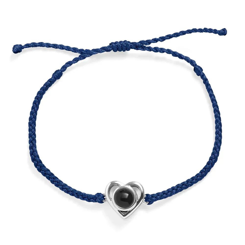 Personalizovaný náramek se srdíčkem a fotografií